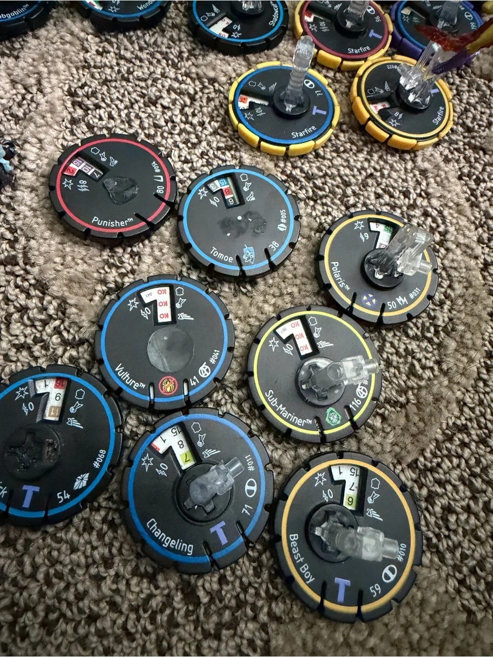 Wizkids Games Heroclix Lot DC Marvel Batman Game Toy Collection Figure Hero Clix